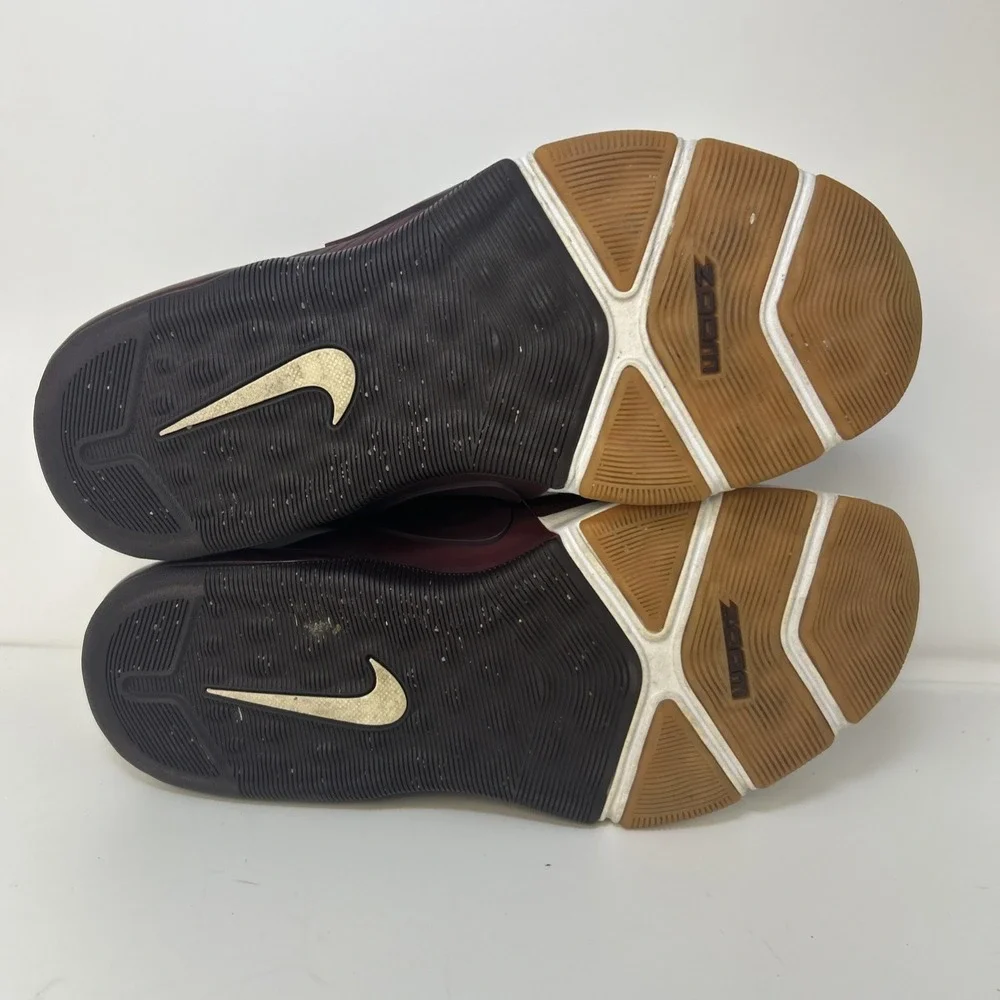 Nike Zoom Train Command Leather Deep Burgundy Maroon Size 7.5 Men AA3984-609‎